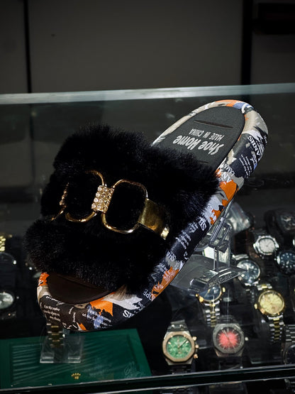 Glam Fur Slides