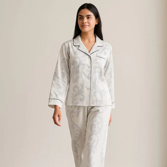 Mova Elegant Floral Pajama Set